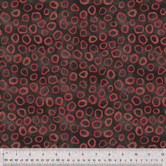 Sketchbook 21 - Gems - Ember - by Marcia Derse with Windham Fabrics