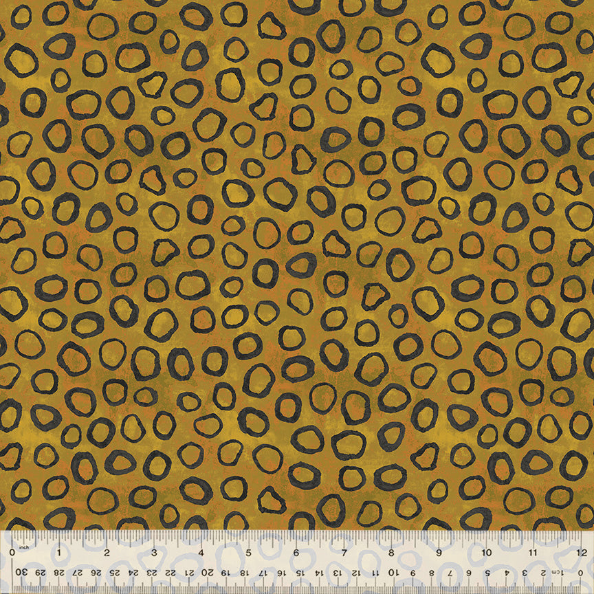 Sketchbook 21 - Gems - Ocelot (Half Yard Cut) - by Marcia Derse with Windham Fabrics