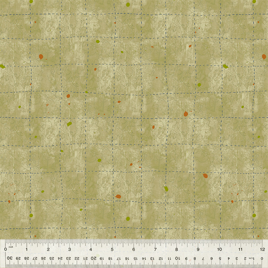Sketchbook 21 - Tic Tac Tag - Desert (Half Yard Cut) - by Marcia Derse with Windham Fabrics