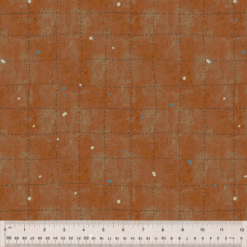 Sketchbook 21 - Tic Tac Tag - Canyon (Half Yard Cut) - by Marcia Derse with Windham Fabrics