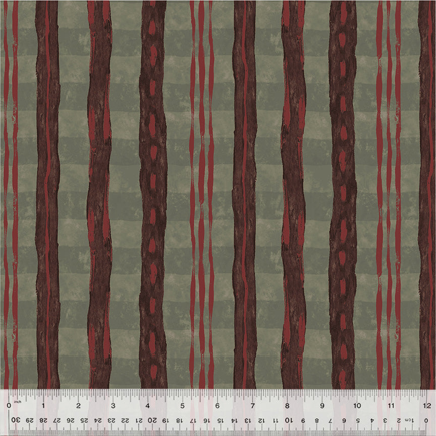 Sketchbook 21 - Ribbons - Foghorn (Half Yard Cut) - by Marcia Derse with Windham Fabrics