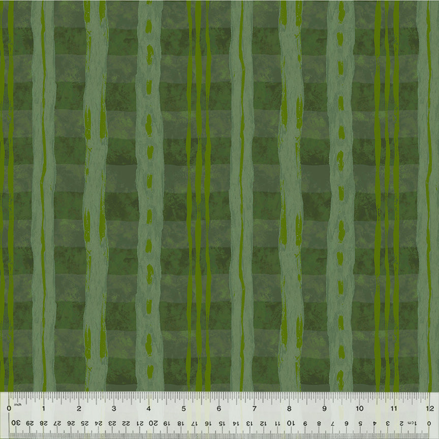 Sketchbook 21 - Ribbons - Grassy - by Marcia Derse with Windham Fabrics