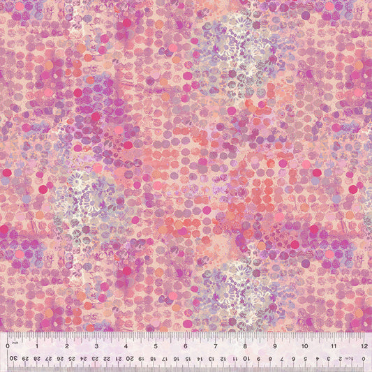 Shine On - Glimmer, Pink - by Jennifer Lambein with Windham Fabrics
