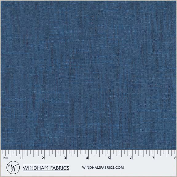 Blue Velvet 54870-35 from Handloom by Tara Faughnan for Windham Fabrics, yarn-dyed woven cotton