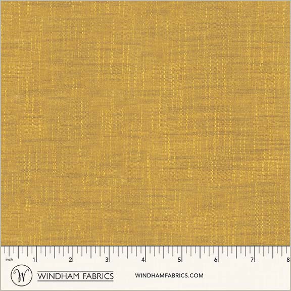 Ochre 54870-50 from Handloom by Tara Faughnan for Windham Fabrics, yarn-dyed woven cotton