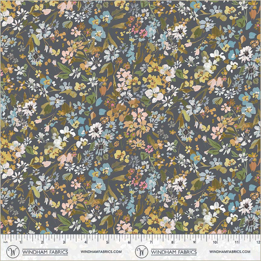 Bloomfield - Perennials River - by Kelly Ventura with Windham Fabrics