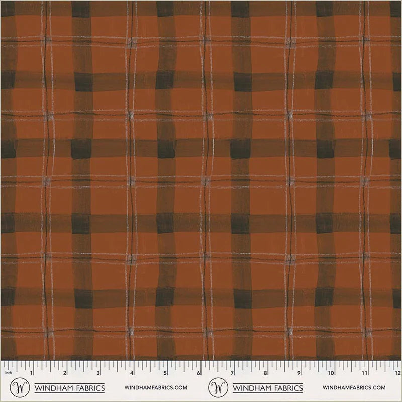 The Plaid One - Proper Plaid in Currant - by Marcia Derse with Windham Fabrics