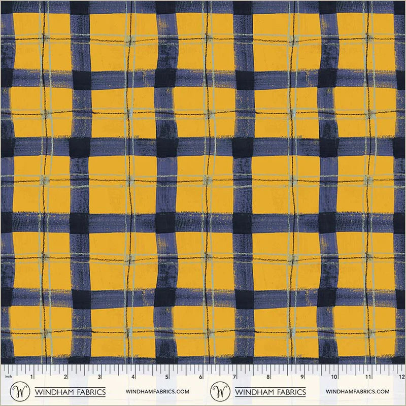The Plaid One - Proper Plaid in Summertime - by Marcia Derse with Windham Fabrics