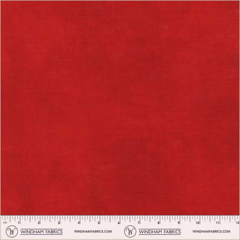 Palette 108" Quilt Back - Just Red - by Marcia Derse with Windham Fabrics