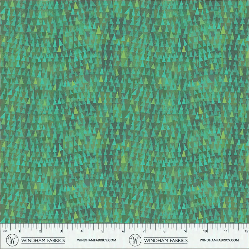 Mirage - Fragments in Sea Green - by Gareth Lucas with Windham Fabrics