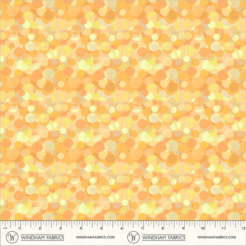 Mirage - Glare in Sunny - by Gareth Lucas with Windham Fabrics