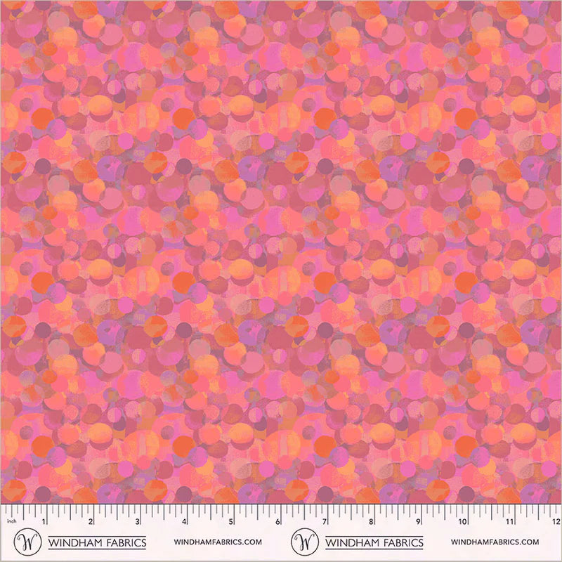 Mirage - Glare in Hot Pink - by Gareth Lucas with Windham Fabrics