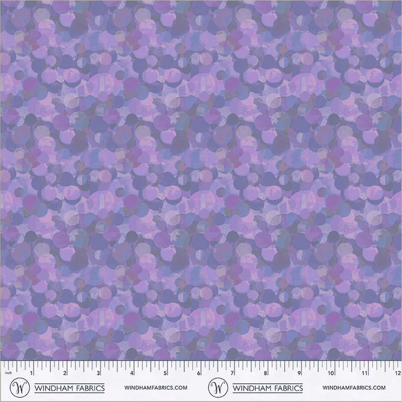 Mirage - Glare in Purple - by Gareth Lucas with Windham Fabrics