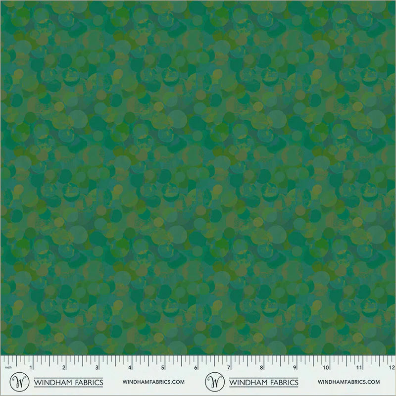 Mirage - Glare in Pine - by Gareth Lucas with Windham Fabrics