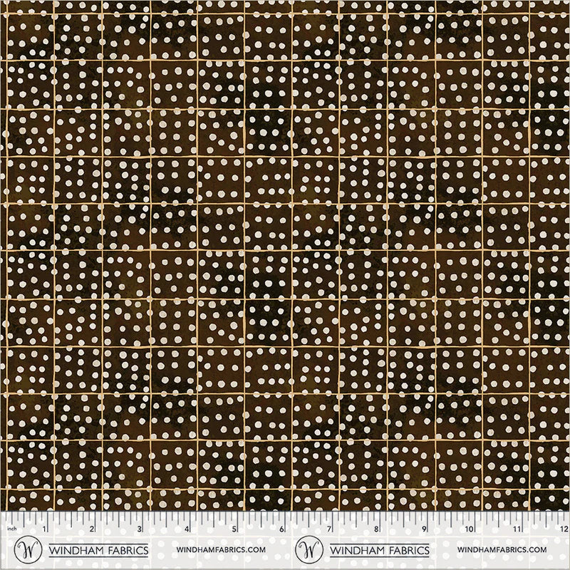 Origins - Dot in Ebony - by Shane Drinkwater with Windham Fabrics