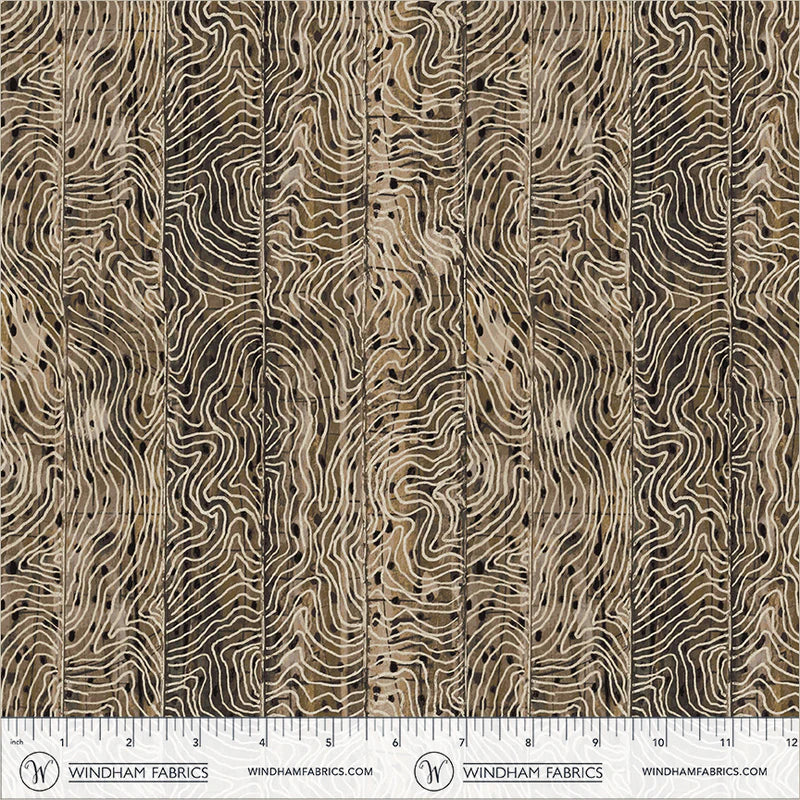 Origins - Path in Umber - by Shane Drinkwater with Windham Fabrics