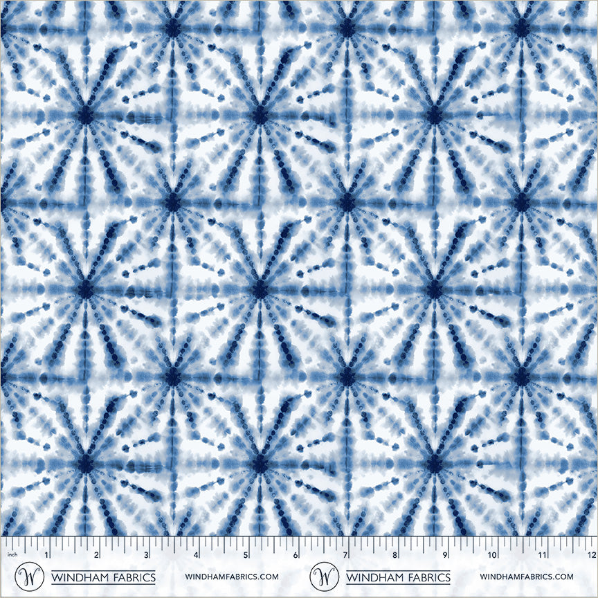 Shibori - Echo in Sodalite - by Whistler Studios with Windham Fabrics