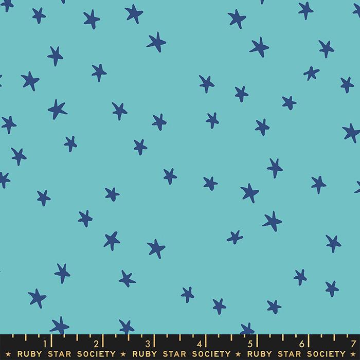 Starry - Turquoise - by Ruby Star Society with Moda Fabrics