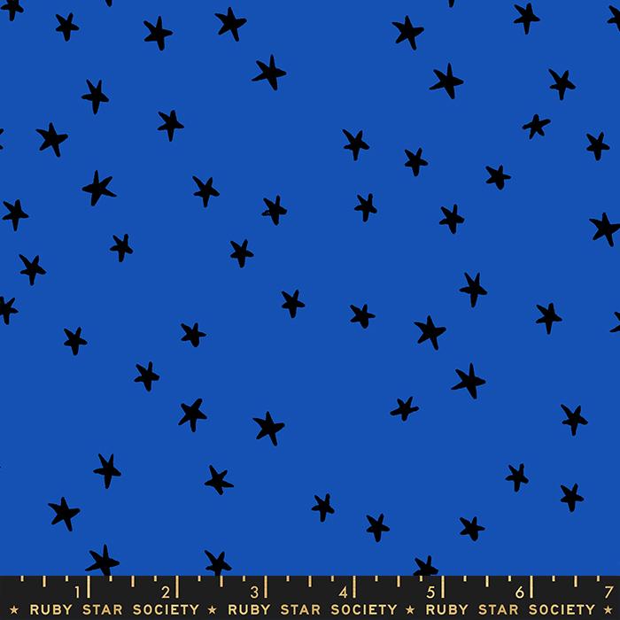 Starry - Blue Ribbon - by Ruby Star Society with Moda Fabrics
