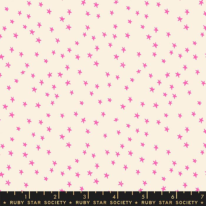 Starry - Mini - Neon Pink - by Ruby Star Society with Moda Fabrics