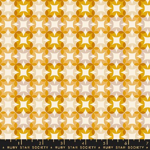 Woodland Park Fabric - Flower Plaid - Goldenrod (Half Yard Cut) by Rashida Coleman Hale with Ruby Star Society