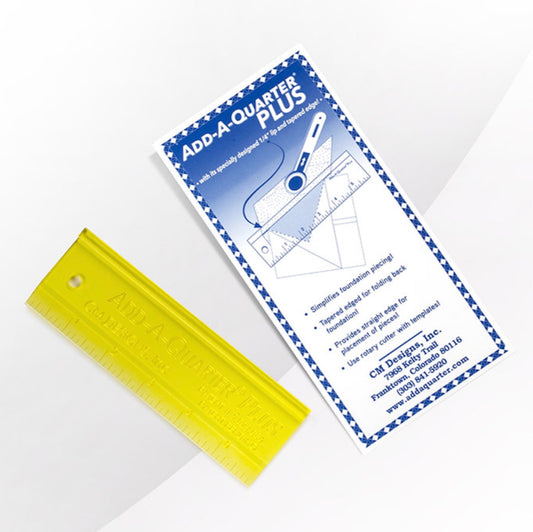 Add-A-Quarter Plus Ruler – 6”