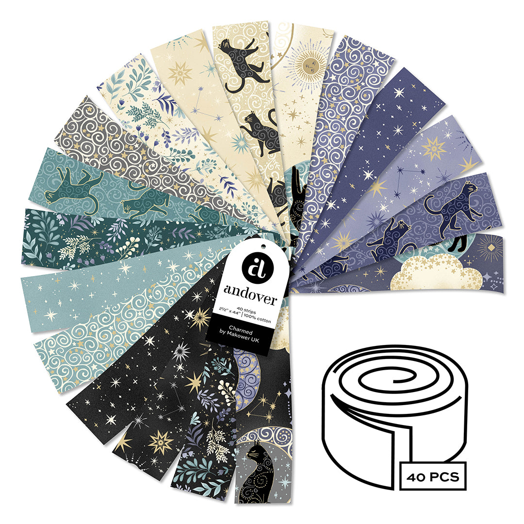 Charmed Bundles - by Makower UK with Andover Fabrics