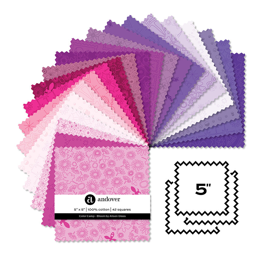 Color Camp - Bloom - Bundles - by Alison Glass with Andover Fabrics