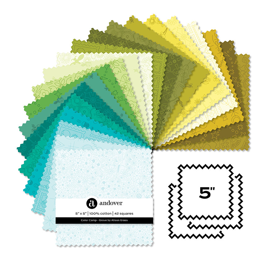 Color Camp - Grove - Bundles - by Alison Glass with Andover Fabrics