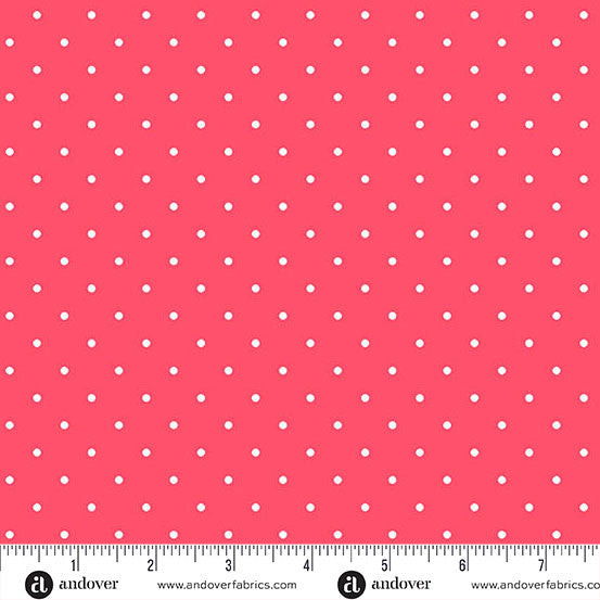 Simply Spot - Watermelon - by Andover Fabrics
