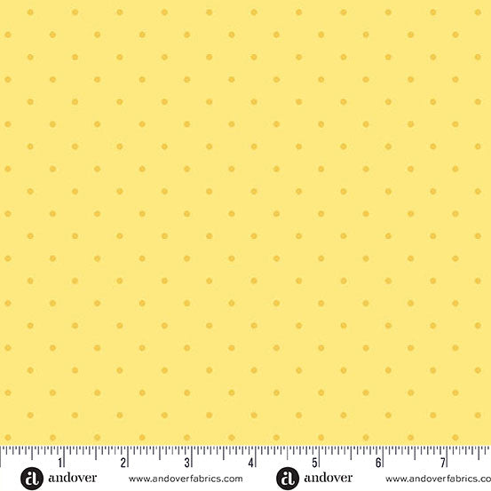 Simply Spot - Lemon - by Andover Fabrics