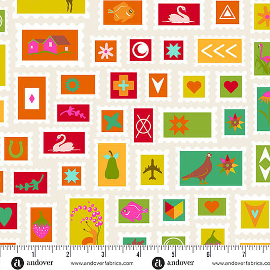 Color Wheel - Day Collector - by Alison Glass with Andover Fabrics