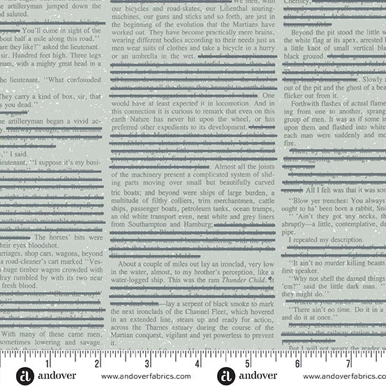 Redacted Bundle – Scrawl Collection by Giucy Giuce for Andover Fabrics