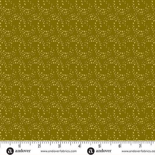 Meadow Walk - Grass Seedling by Alexandra Bordallo with Andover Fabrics