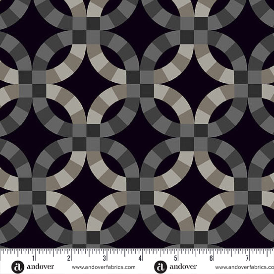 Still - Black DWR (Half Yard Cut) by Libs Elliott with Andover Fabrics