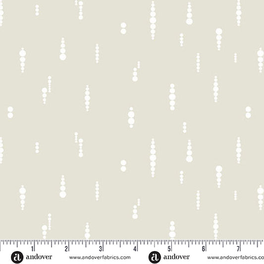 Still - Bone Crop Circles - by Libs Elliott with Andover Fabrics