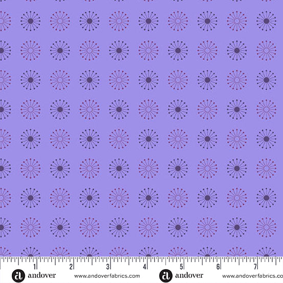 40 - Dizzy Devil - Atoms - by Giucy Giuce with Andover Fabrics