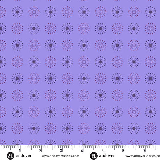 40 - Dizzy Devil - Atoms - by Giucy Giuce with Andover Fabrics