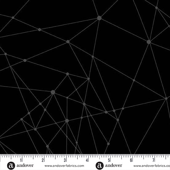 40 - Black Ranger - String Theory - by Giucy Giuce with Andover Fabrics