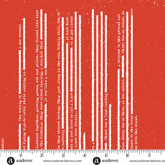 40 - Red Ranger - Redacted - by Giucy Giuce with Andover Fabrics