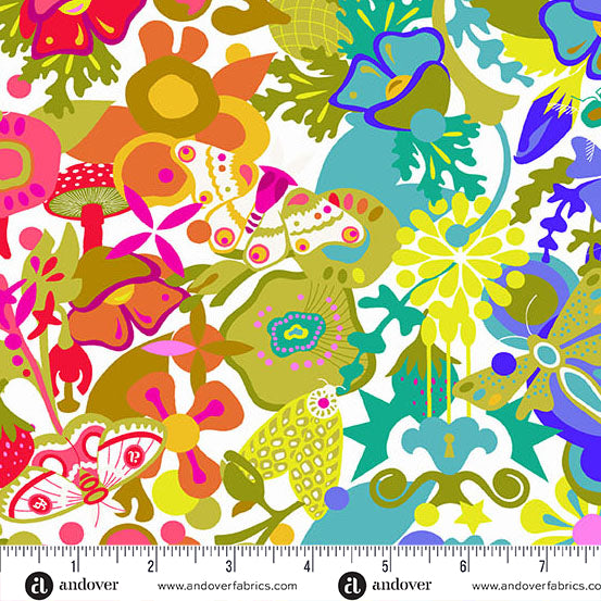 Color Wheel - Day Art Theory Whole Cloth - by Alison Glass with Andover Fabrics