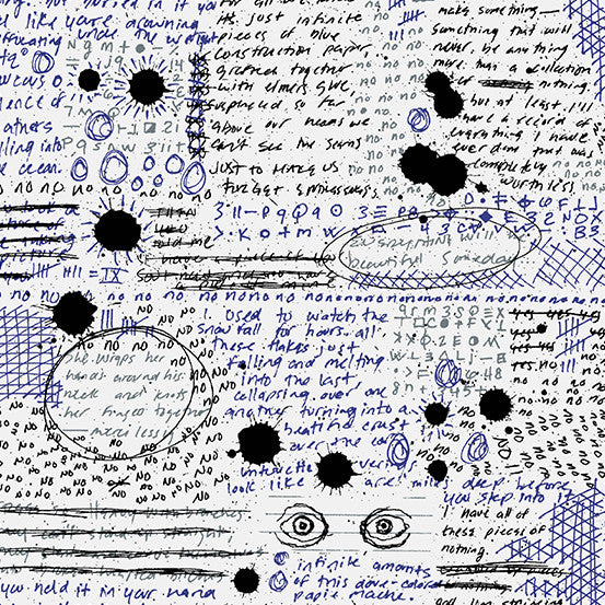 Fabric from the Basement - Rant in Bic - by Giucy Giuce with Andover Fabrics