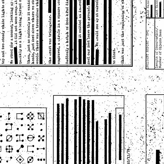 Declassified - Redacted in Achromatic - by Giucy Giuce with Andover Fabrics