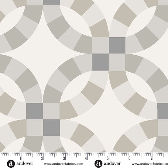 Still - Ash DWR Wide Back 108" (Half Yard Cut) by Libs Elliott with Andover Fabrics