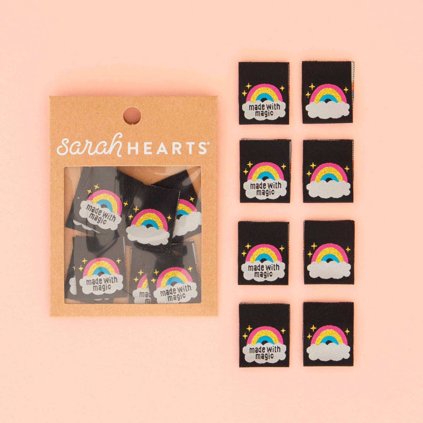 Sarah Hearts - Made with Magic - Sewing Woven Clothing and Quilt Labels