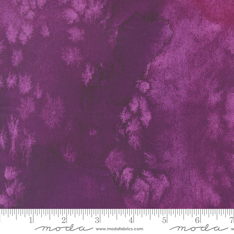 Fleur The Love - Flow in Plum - by Create Joy Project with Moda Fabrics