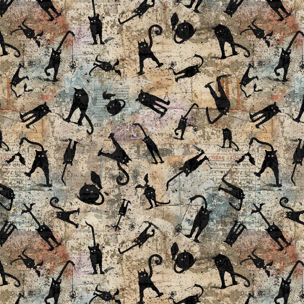 Scary Spice - Scaredy Cats - by Funny Girl with Studio E Fabrics