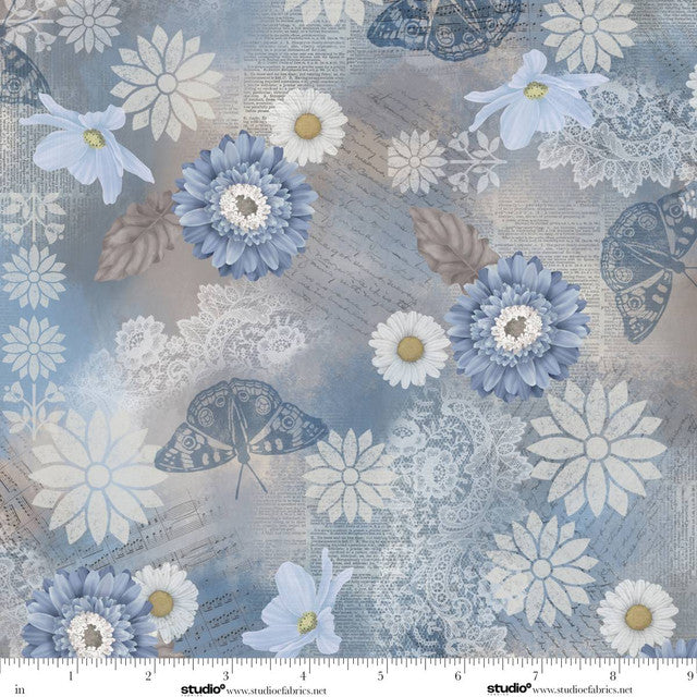 Kindly, Yours - Floral Mementos - by Diane Kappa with Studio E Fabrics
