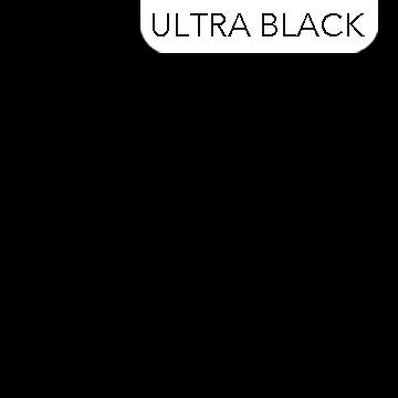 Colorworks Premium Solids - Ultra Black - by Northcott Fabrics