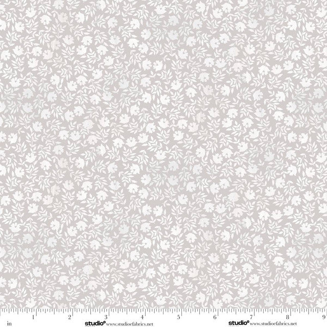 Kindly, Yours - Modern Calico in Light Taupe - by Diane Kappa with Studio E Fabrics